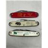Image 2 : 6 Assorted Advertising Pocket Knives, Coca Cola, Valley Towing, Etc..