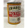 Image 3 : Vintage En-Ar-Co Motor Oil Can One Imperial Gallon