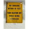 Image 1 : No Smoking Within 10 Feet Metal Flange