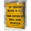Image 2 : No Smoking Within 10 Feet Metal Flange