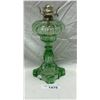 Image 1 : Vintage Uranium Glass Oil Lamp Base