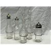 Image 3 : Vintage Silver Plate Etched Glass Cruet Set