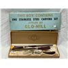 Stainless Steel Carving Set Styled By Glo-Hill In Original Box
