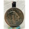 Image 2 : Jim Beam Indian Head Penny 75Th Year Diamond Jubilee Bourbon Whiskey Bottle