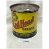 Image 1 : Vintage Red Head 5Lb Grease Can