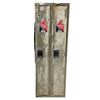 Image 2 : Pair Of Lockers With Red Indian Motor Oil Stickers