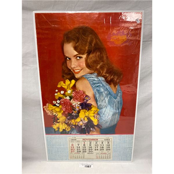 Vintage 1955 Calendar Sweet Sixteen Vintage 1955 Calendar Sweet Sixteen
