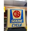 Image 1 : Vintage Plastic Sekine Cycle Light Up Advertising Sign