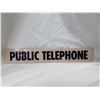 Image 1 : Vintage Plastic Telephone Sign