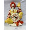 Image 1 : Vintage Ronald McDonald Hamburger Clock