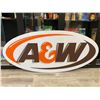 Image 1 : Very Large Plastic A&W Sign
