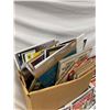 Image 2 : Box Full Of Cardboard Back Magazine Cut Outs With Plastic Sleeves