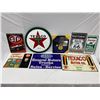 Image 1 : Assorted Signs, Texaco, Corona, Stp, Etc…