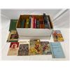 Image 1 : Box Full Of Vintage Books, The Scarlett Force, Breast Plate And Buck Skin, Etc..