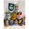 Image 2 : Box Full Of Oil Cans, Shell, Ba, Esso, Safeway, Etc..