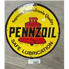 Image 1 : Porcelain On Steel Pennzoil Lubrication Sign