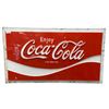 Image 1 : Large Plastic Embossed Coca Cola Sign