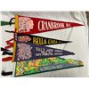Image 2 : 7 Vintage Pennants, Vermillion Bay, Bella Coola, Cranbook, Etc