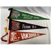 Image 3 : 7 Vintage Pennants, Vermillion Bay, Bella Coola, Cranbook, Etc