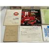 Image 2 : Assorted Automotive Ephemera, Golf Dealer Documents, Rigged Calendar, Collision Guide, Etc..