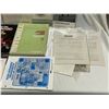 Image 3 : Assorted Automotive Ephemera, Golf Dealer Documents, Rigged Calendar, Collision Guide, Etc..