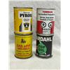 Image 3 : Box Full Of Vintage Automotive Cans, Siloo, Pyr Oil, Ace Anti-Freeze, Etc…