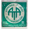 Image 1 : Approved Tourists Accommodation Metal Sign