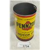 Image 1 : Vintage Pennzoil Motor Oil 1 Imperial Quart Can