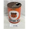 Image 1 : Vintage Phillips 66 Motor Oil Can 1 Us Quart