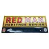 Image 2 : Tin Embossed Red Man Heritage Series Tobacco Advertising Sign