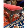 Image 2 : Vintage Red Upholstery Hall Bench