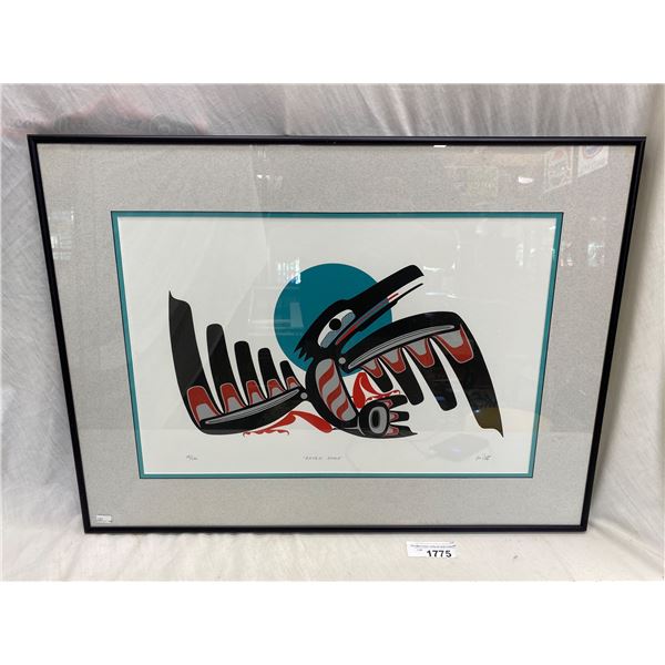 First Nations Print "Raven Dance" 29/340 Signed And Dated