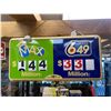 Image 1 : Lotto Max And Lotto 649 Lottery Sign