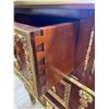 Image 4 : Reproduction Ormolu Mounted French Empire Revival Pedestal Desk Circa 1980'S