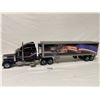 Image 1 : Die Cast Precision Models Franklin Mint Peterbilt Model Truck And Refrigerated Trailer With Original