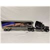 Image 3 : Die Cast Precision Models Franklin Mint Peterbilt Model Truck And Refrigerated Trailer With Original