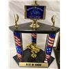 Image 2 : Pair Of Large Hot Rod Trophies, Best Of Show
