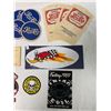 Image 2 : Assorted Collectibles, Danger Sign, Woodey Wood Pecker Patch, Pepsi Coasters, Etc..