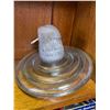 Image 1 : Vintage Clear Glass Insulator