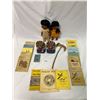1855  Assorted First Nations Collectibles And Bird Guides For British Columbia, Pair Of Chief Book Ends, E