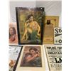 Image 3 : Vintage Paper Advertisements, First Nations Portrait Prints, Lone Ranger, Etc..