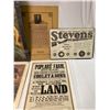 Image 4 : Vintage Paper Advertisements, First Nations Portrait Prints, Lone Ranger, Etc..