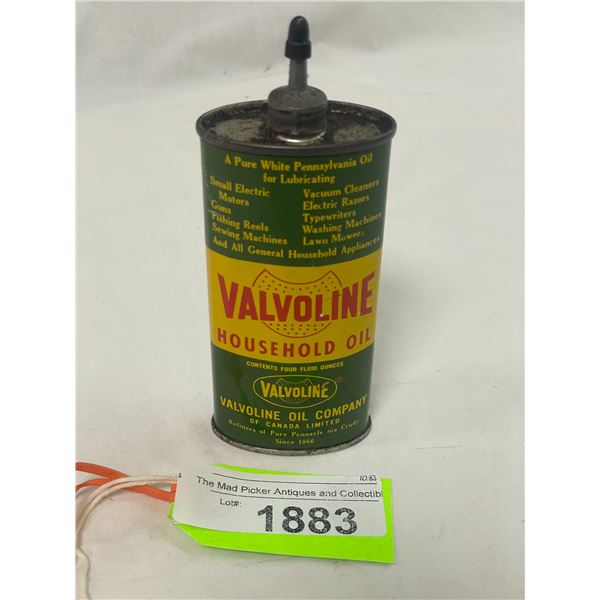 Vintage Valvoline Household Oil Oiler