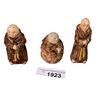 Image 1 : Vintage Friar Tuck Salt And Pepper, And Lidded Container