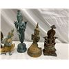 Image 3 : 5 Vintage Indonesian Religious Figures, Made Of Cast Metal