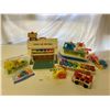 Image 1 : Assortment Of Vintage Fisher Price Toys, Play Family School, Xylophone, Etc..