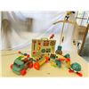Image 1 : Large Assortment Of Vintage Fisher Price Toys, Happy Hopper, Activity Center, Etc…