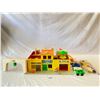 Image 1 : Vintage Fisher Price Play Family Village With Accessories