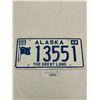 Vintage 1968 Alaska License Plate