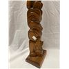 Image 3 : First Nations Sea Monster Hand Carved Pole By Nahawnee Squamish